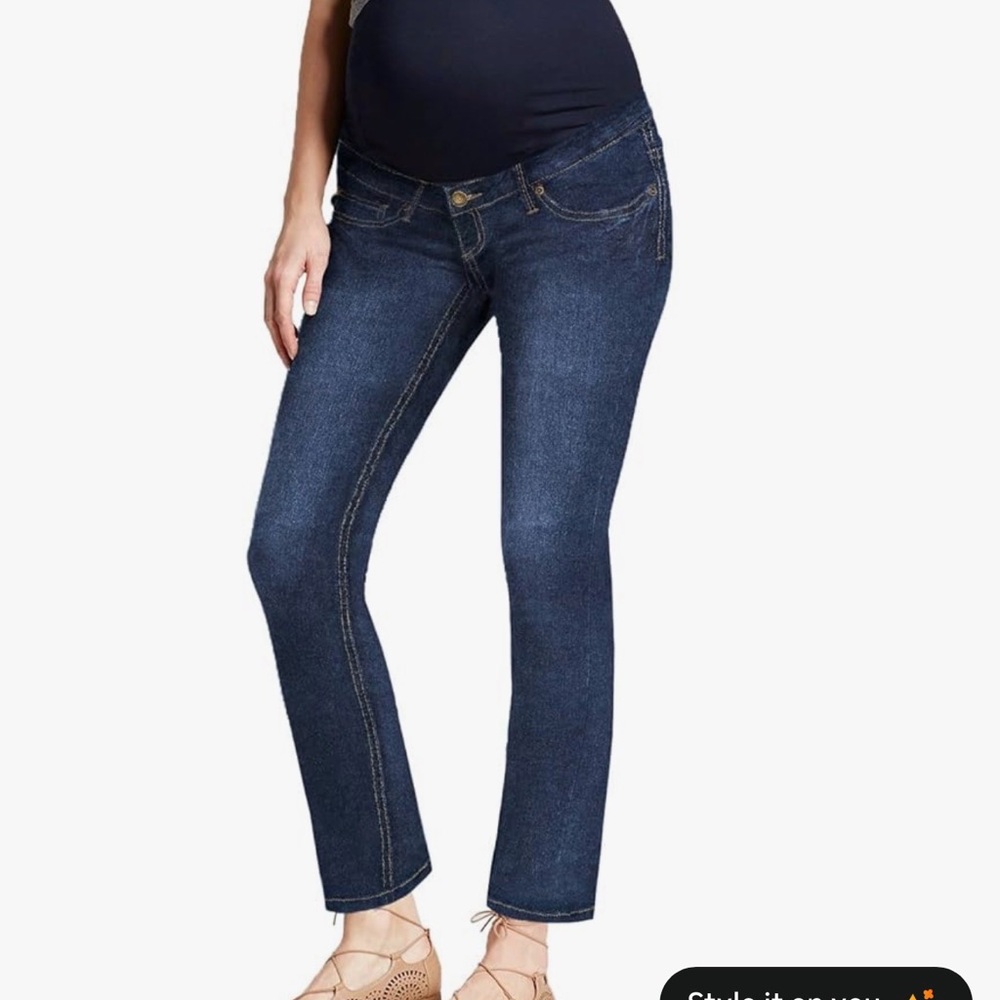 Women's maternity Blue Jeans